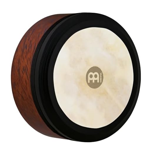 Meinl Percussion 14" Frame Drum, Extra Deep Shell Irish Bodhran-NOT Made in China-Goat Skin Head, Brown Burl, 2-Year Warranty, FD14IBO