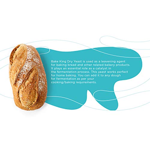 Image of BAKE KING Instant Dry Yeast 100 GM Instant Yeast for Pizza Base & Baking (Pack of 3)