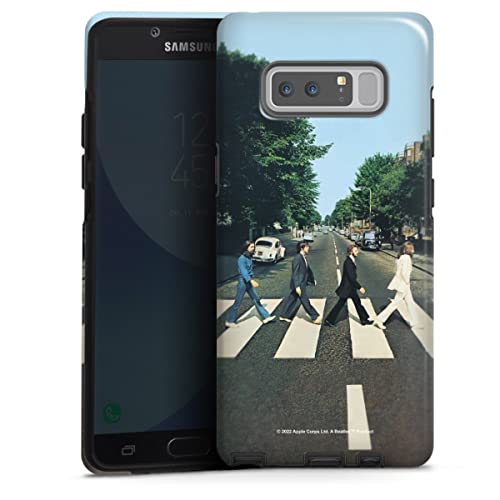 DeinDesign Coque Compatible avec Samsung Galaxy Note 8 Coque renforcée Coque Antichoc Abbey Road The Beatles Musique - Les Beatles, Paul McCartney, John Lennon, RIngo Starr, George Harrison DeinDesign Coque Compatible avec Samsung Galaxy Note 8 Coque renforcée Coque Antichoc Abbey Road The Beatles Musique