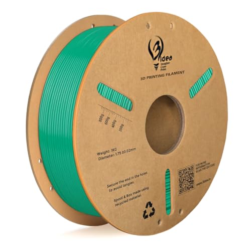 3idea Hyper PETG+ HS High-Speed 3D Printer Filament, 1.75mm Green...