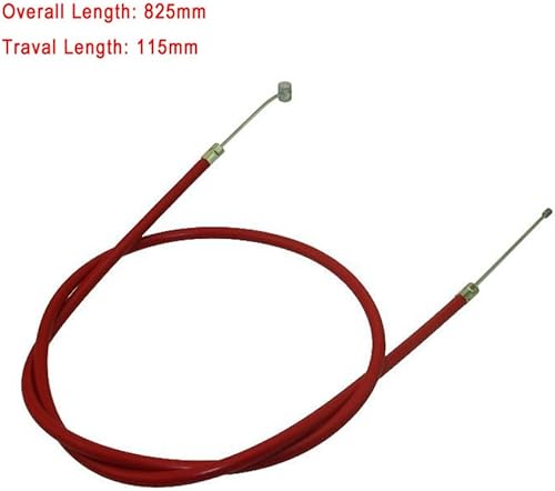 Miniatura 2 de TC-Motor Carburador rojo de gas de carburador de gas cable para 43cc 47c 49cc 2 tiempos niños ATV Mini Moto Quad Dirt Super Pocket Bike