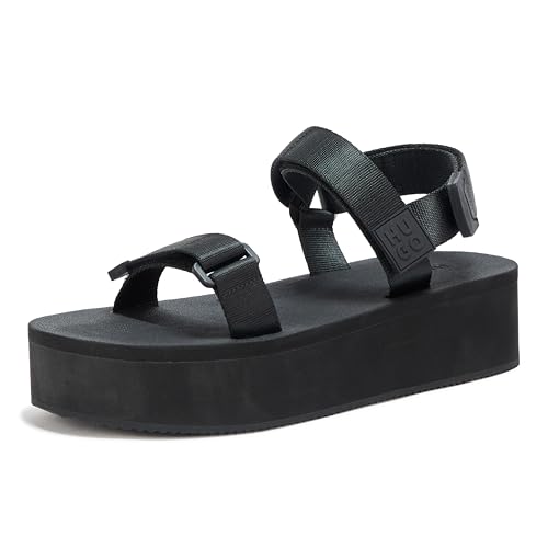 HUGO Femme Zaralyn Flatform Sandal nu-pieds plateforme tendance été