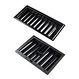  BESTonZON 2 Pz Vassoio Per Trucioli Accessori Per Scrivania Da Gioco Vassoio Da Scrivania Vassoio Per Fiches Da Poker Per La Conservazione Patata Fritta Schifezze Tavolo Spesso Plastica