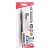 Pentel GraphGear 500 Mechanical Drafting Pencil, (0.5mm), Fine Line, Refill Lead and Mini Eraser (PG525LEBP)