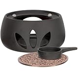 Teapot Warmer,Ceramic Pot Heater Tea Candle Stove Tealight Candle Holder for Heating Coffee Milk Tea Soup for Home Office Use