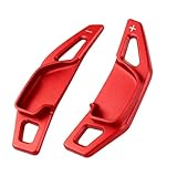 Steering Wheel Aluminum Alloy Paddle Shifter For Toyota Camry 2012-2016, Corolla 2014-2018 (Red)