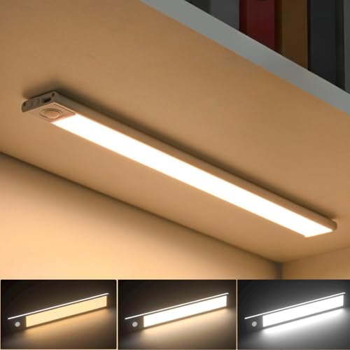 Under Cabinet Lights Rechargeable, Motion Sensor Under Cabinet LE...