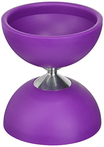 Diabolo Freizeitsport Jonglier-Set Basic (lila) - Diabolo mit Aluminium-Handsticks, Ersatzschnur, Anleitung. Perfekt für Kinder, Einsteiger & Anfänger