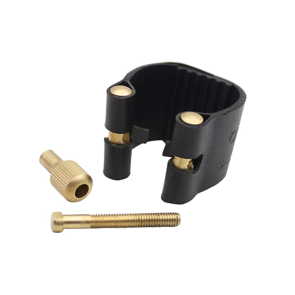 Legatura per Sassofono,Bocchino Legatura Fastener + Boccaglio Cap per Alto Sax Saxofono Bocchino Parti