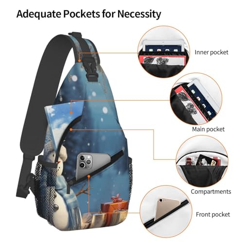 Bolso cruzado unisex para viaje y senderismo miniatura 3