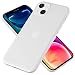 Produktbild NALIA Extrem Dünnes Hardcase kompatibel mit iPhone 13 Hülle, Durchsichtig 0,3mm Schlank Ultra-Dünn Matt Semi-Transparent Anti-Fingerabdruck Leicht, Ultra-Slim Cover Schutzhülle Case, Farbe:Weiß