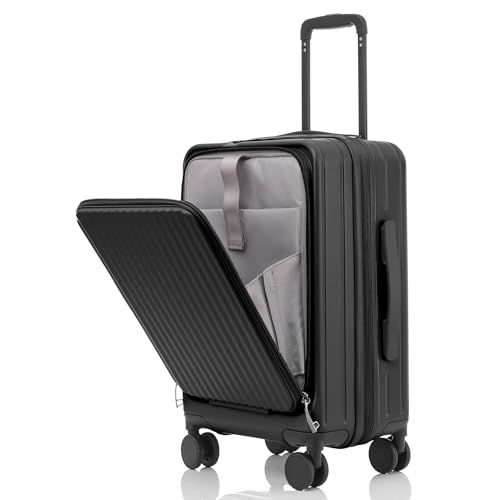 Valise de cabine Simcat 20 in avec porte-gobelet et roues silencieuses ultra maniables
