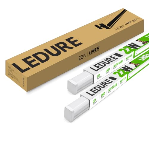 Image of LEDURE Linear 22W LED Batten Light 4 Feet | Pack of 30 | 2200 Lumens Higher Brightness than 22W LED Tube Light | Cool Day White 6500K | Wall Ceiling Tubelight for Home, Living Room, Bedroom, Study