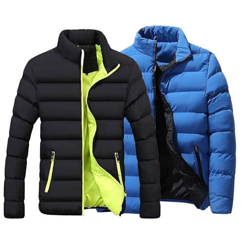 Doudoune col montant homme ZDJSWJ veste matelassée légère et isolante