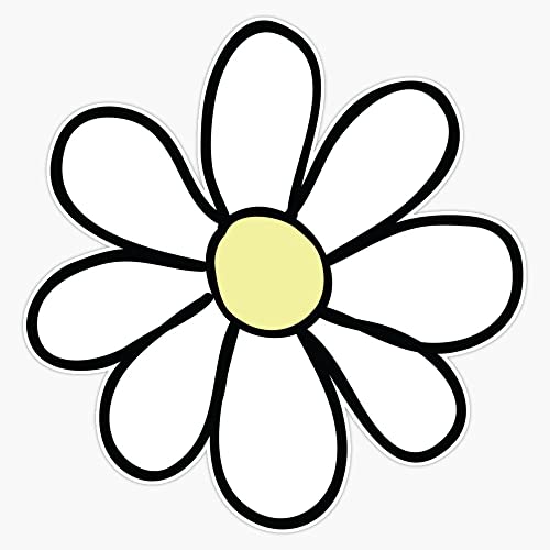 Eb Store Daisy Flower Vinyl Waterproof Sticker Decal Car Laptop Wall Window Bumper Sticker 5'' #TOP9