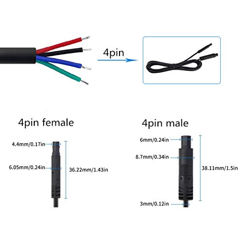 2.5 m 4Pin Auto Dash Cam Verlengkabel Achteruitrijcamera Backup Camera Draad voor 12 V 24 V Truck Ca_mper Trailer - Image 4