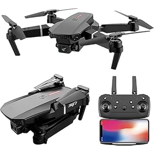 Amazm Built In Wifi Camera Latest Waterproof Professional Rc Drone With 4K Camera Rotation – Drone With HD Camera For Kids And Adults – Rc Drone 4K Camera Rotation Hd Wide Angle Fpv Live Video – Drone Camera
