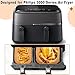 120PCS Air Fryer Liner for Philips Dual Basket Airfryer 3000 Series 6L/3L (NA350/00), Cookwise 3L/6L, Disposable Parchment Paper Liners Air Fryer Accessories for Philips 9L Dual Airfryer