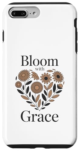 Bloom With Grace �n�[�g�^�t���[�����C���X�g �X�}�z�P�[�X iPhone 7 Plus/8 Plus �p