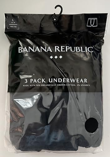 Banana Republic 3-Pack Men's Knit Boxer Briefs LARGE Functional Fly Boxer Brief Underwear2