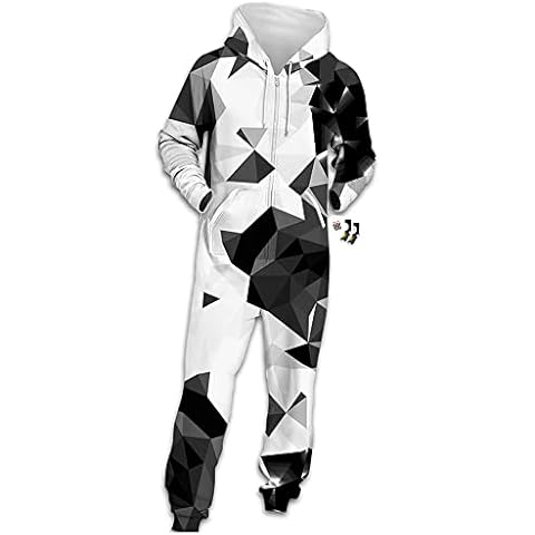 Morbuy Unisex 3D Printed Onesie Hoodie Cover