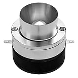 Pyle 2.5' Titanium Tweeter with Die-Cast Aluminum Frame - 100 Watts, 1'' Voice Coil, Car Audio Tweeter for Stereo and Speaker - PDBT30, Yellow