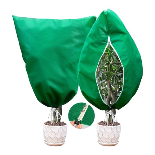 Coruden 2 Packs Plant Covers for Winter Freeze Protection, 31.5