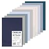 Canson Mi-Teintes, Farbiges Zeichenpapier, 160gsm, 98lb, Bogen, A4-21×29,7cm, Packung, 10 kühle Töne, 10 Bögen…