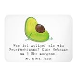 Mr. & Mrs. Panda Magnet Mutige Hebamme - Geschenk, Hebammenarbeit, Kühlschrankmagnet, Beruf, Berufe, mutiger als EIN Feuerwehrmann, zettelhalter, Geburtsbegleitung, Humorspruch, kreative Geschenke