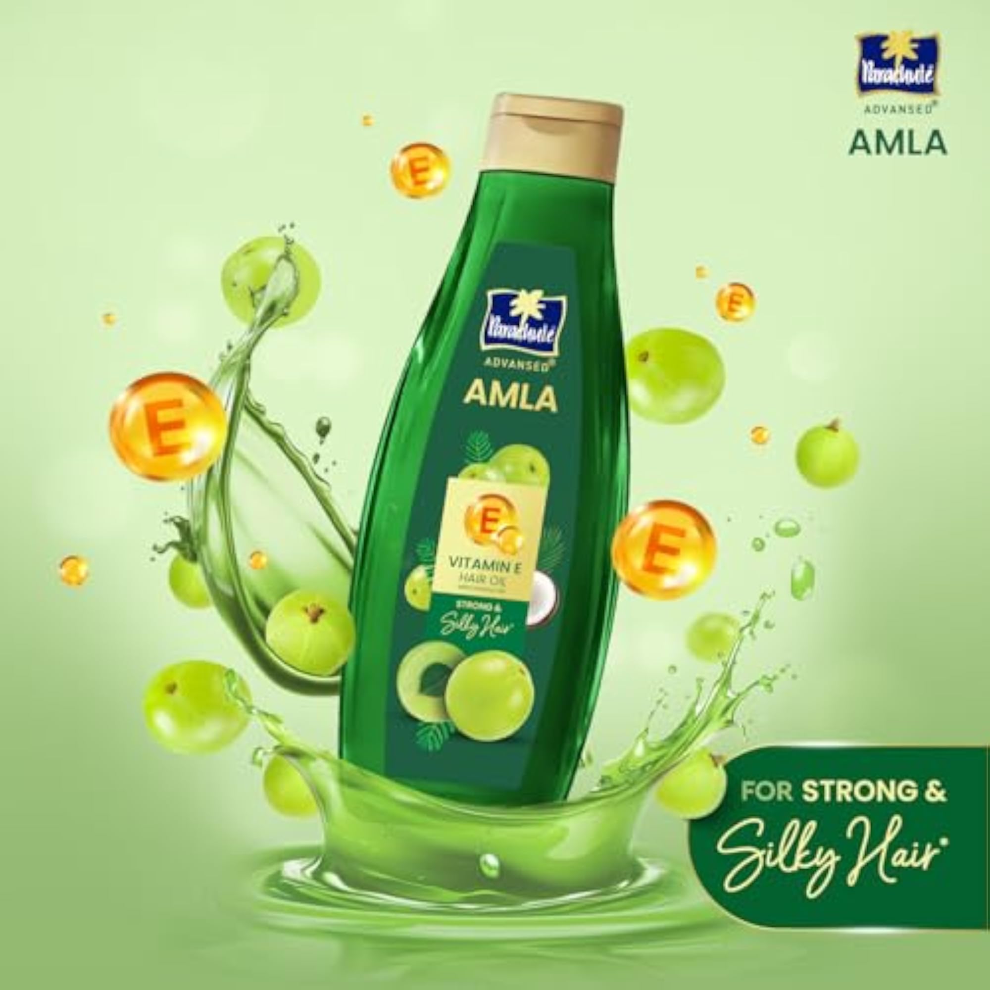 Amla Hair Oil with Vitamin E, 500ml x 3