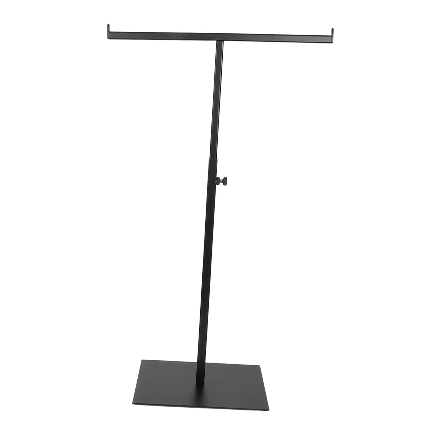 Porte-serviettes forme de T noir réglable NUOBESTY pour plan de travail