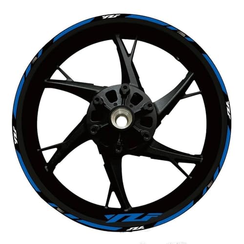 Autocollants de roue moto pour Yamaha MT03 MT07 MT09 et YZF R1 R3 R6 jante course style 19