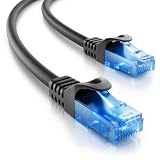 deleyCON 1m Câble Réseau Ethernet LAN Gigabit CAT.6 Câble RJ45 CAT6 Compatible avec CAT.5 ...