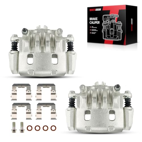 Image of Torchbeam Front Brake Calipers Set for Subaru 2014-2018 Forester 2.5L, Subaru 2003-2013 Forester, Subaru 2010-2014 Outback 2.5L, Front Left and Front Right Calipers Replace # 19B2683B+19B2682B