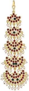 Traditional Temple Tikka Style Nethi Chutti. Bharatanatyam South Indian Bridal,Wedding, Reception,Festival Hair Ornament J... Price In India