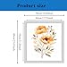 CISDKK Cross Stitch Chart,Beautiful Cross Stitch Kits,Ballerina Nursery,Pink Ballerina Nursery Printable,Ballet Dancer,Toddler Girl Room,11CT，17.33 * 21.65 inch