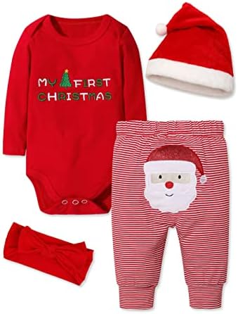 Baby Boy Thanksgiving Clothes First Turkey 2PCS Outfit Set ( Overalls Romper + Hat ) 0-12 Months