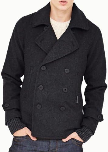 superdry commodity slim pea coat