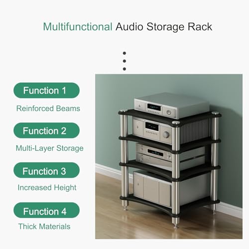 Rangement de composants audiovisuels compact pour appareils de salon - 6
