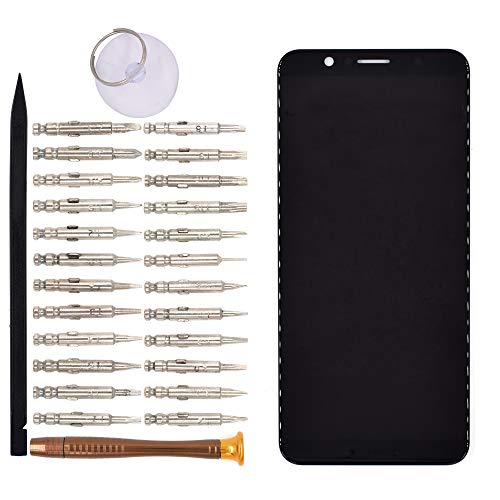 Image of LCD Screen Display with Digitizer Touch Panel Without Bezel Frame Compatible with Asus Zenfone Max Pro (M1) ZB601KL(Black)