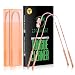Absolute Ayurvedic Pack of 2 Copper Tongue Scraper Cleaner | Dentist Recommended For Dental Health and Fresh Breath | Oral Hygiene Free E-Book Included