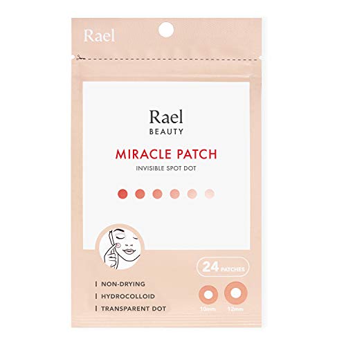 Rael Acne Pimple Healing Patch - Absorbing Cover, Invisible, Blemish Spot, Hydrocolloid, Skin