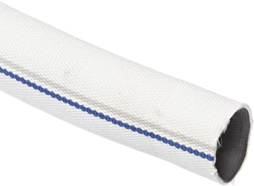 Dixon Valve DM15-100UC Polyester Fire Equipment, Double Jacket Uncoupled Mill Hose, 200 psi Maximum Pressure, 100' Length, 1-1/2