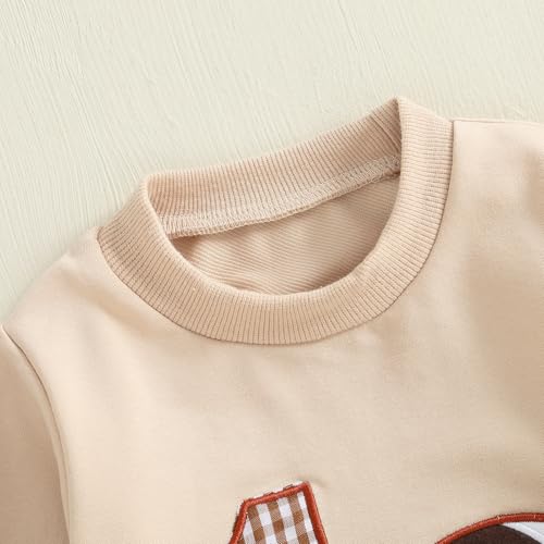 Toddler Baby Boy Crewneck Sweatshirt Letter Long Sleeve Pullover Tops Fall Winter Outfits Casual Fall Clothes4