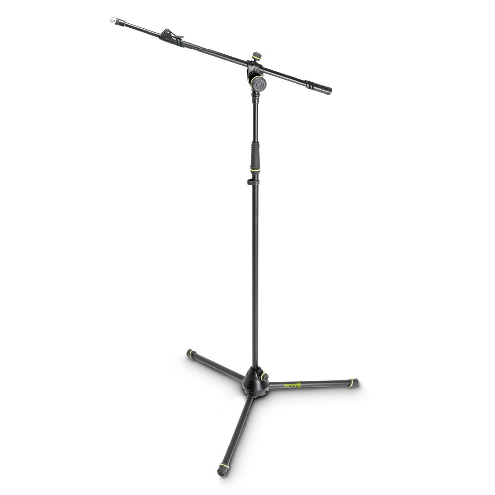 Gravity MS 4322 B - Asta per microfono con treppiede pieghevole e 2 punti di allungamento