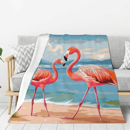 Couverture légère pour lit et canapé en tissu molletonné toutes saisons