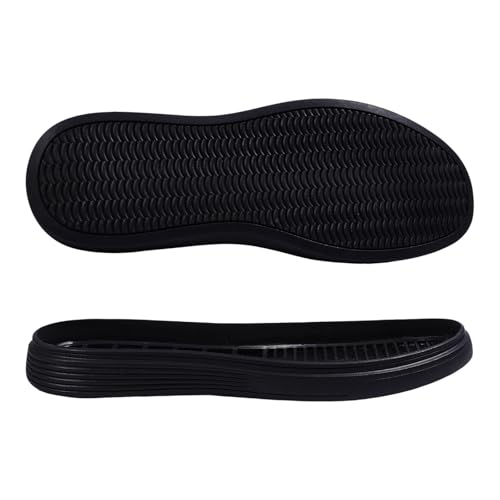CHGCRAFT Shoe Replacement Rubber Soles for DIY Shoes 1 Pair Rubber Full Out Sole Black Wear...