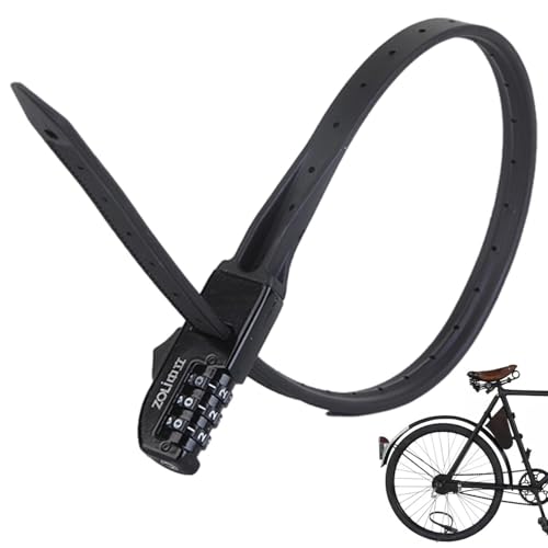 Samuliy Cerradura de combinación | Cerradura antirrobo – Cerradura de corbata multiusos Combo Lock Cerraduras de seguridad para puertas y cascos