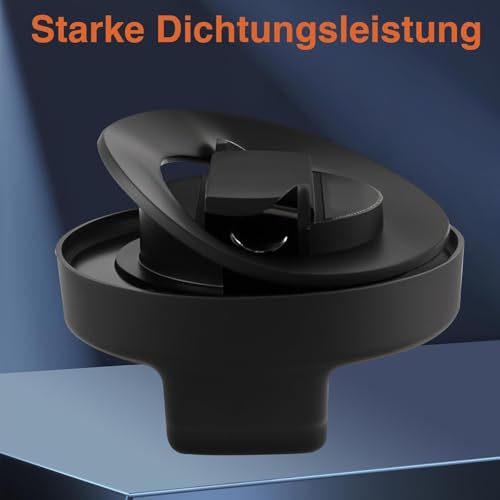 EVRBUL Öleinfülldeckel mit Dichtung Kompatibel mit VW Golf IV V VI Passat B5 B6 Audi A3 A4 Skoda Octavia Seat Leon | Nur für Benzinmotor EA113 EA827 | Ersatz 06A103485F 06A103485C