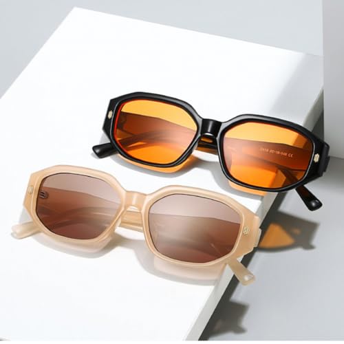 Lunettes de soleil style rétro détails rivets finitions premium dégradées - 4